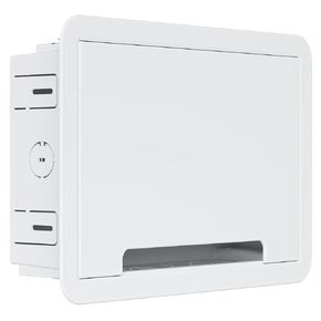 ECHOGEAR 9" in-Wall TV Media Box - Recessed TV Outlet & Network Enclosure - Works with Roku, Apple TV, Fire TV Stick, & Samsung One Connect - WiFi Friendly in-Wall Cable Management Kit