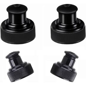 Pack of 2 Cap Water Bottle Replacement Cap, Push Pull Caps BPA-Free Water Bottle