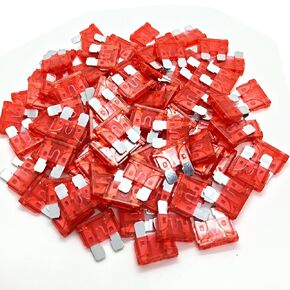 (100Pcs) 5 Amp Standard Fuse, 5A Car Blade Fuses for Car/RV/Truck/SUV/Motorcycle/Boat (5A)