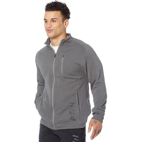 UFC Ultimate Fighting Long Sleeve Full Zip Jacket for Men – Standing Collar – Straight Hemline – Blended Cotton