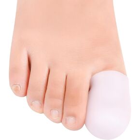 Big Toe Caps Protectors 10 Pcs, Gel Sleeves Toe Tubes Bandages Caps Pads for Blister, Callus, Corn, Sore, Toe Rubbing Treatment Wen and Women