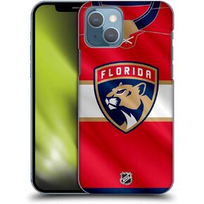Head Case Designs Officially Licensed NHL Jersey Florida Panthers Hard Back Case Compatible with Apple iPhone 13