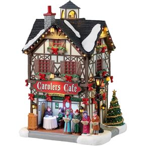 Lemax Carolers Cafe, Battery Operated (4.5V) #35024
