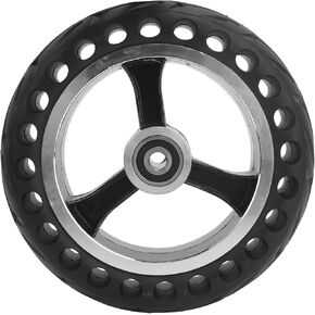 Electric Scooter Solid Tire, 8 Inch Solid Rubber Tires Anti Skid Electric Scooter Rubber Tire 200x50 Wheel Rim and Tires Set with 8?inch Hub Electric Scooter