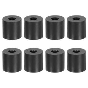 uxcell 10Pcs 1" OD x 3/8" ID x 7/8" Thick Round Rubber Washers Flat Rubber Spacer Bushing for Home Appliances Cars Boat Accessories