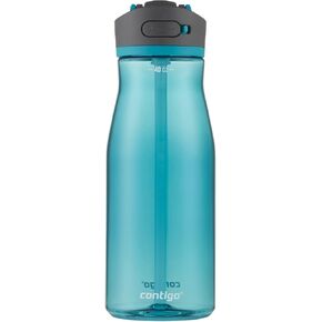 Contigo Ashland 2.0 Water Bottle, 40 oz - Leak-Proof Lid, Protective Spout Cover - Cupholder Friendly, Dishwasher Safe, BPA Free – Juniper