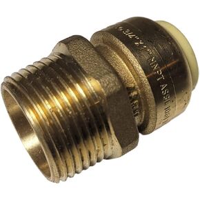 1 Piece XFITTING 3/4'' Push Fit x 1'' Male NPT Adapter, Male Adapter,