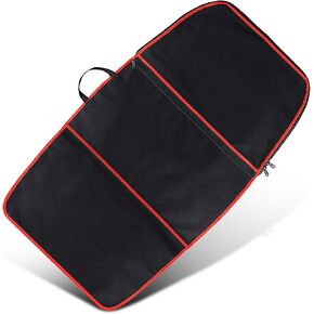 Surfboard Bag, Surfboard Cover Bodyboard Carry Bags, 49 * 27 inch Paddleboard Bag with Handle Carrying Strap, Double Zipper and Storage Pocket for Outdoor Travel (Red Stripe