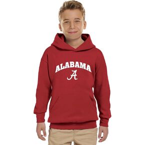 Little King NCAA Youth Boys Hoodie Sweatshirt-Arch Logo- Team Colors