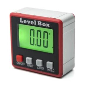 Digital Angle Gauge Level Box Protractor,Saw Accessories with Magnetic Base Calculating for Automobile/Building/Masonry/Carpentry Digital Display Goniometer, inclinometer, Electronic Goniometer