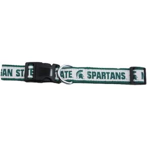 Pets First Collegiate Pet Accessories, Dog Collar, Michigan State Spartans, Medium