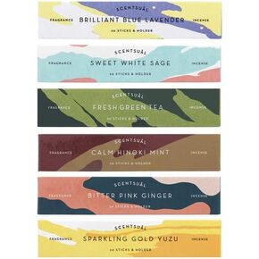 Nippon KODO SCENTSUAL Incense 6 Fragrance Assortment