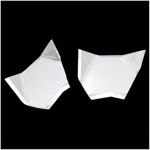 5PCS Clear Acrylic Triangle Display Holder Display Stand Pendant Ornaments Plastic Display Stands for Small Collectibles Display Easel Stands for Geodes Rock Mineral Agate Fossil Coral in Saudi Arabia
