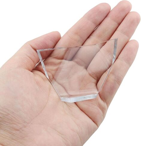 5PCS Clear Acrylic Triangle Display Holder Display Stand Pendant Ornaments Plastic Display Stands for Small Collectibles Display Easel Stands for Geodes Rock Mineral Agate Fossil Coral in Saudi Arabia