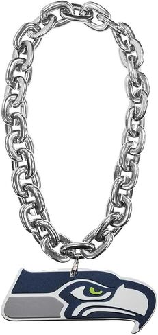 Aminco Seattle Seahawks NFL Fan Chain, Silver in Saudi Arabia