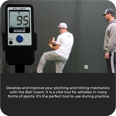 Pocket Radar Ball Coach/Pro-Level Speed Training Tool and Radar Gun with Weatherproof Hard Case with Customizable Foam (6.5 x 5 x 2 Inch) (2 Items) in Saudi Arabia