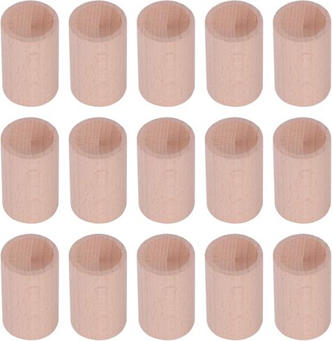 15 قطعة من موزع الزيوت العطرية الخشبي من Pssopp، شكل أسطواني خشبي منتشر رائحة منعشة تساعد على النوم للاستخدام الداخلي in Kuwait