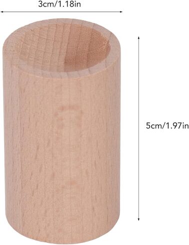 15 قطعة من موزع الزيوت العطرية الخشبي من Pssopp، شكل أسطواني خشبي منتشر رائحة منعشة تساعد على النوم للاستخدام الداخلي in Kuwait
