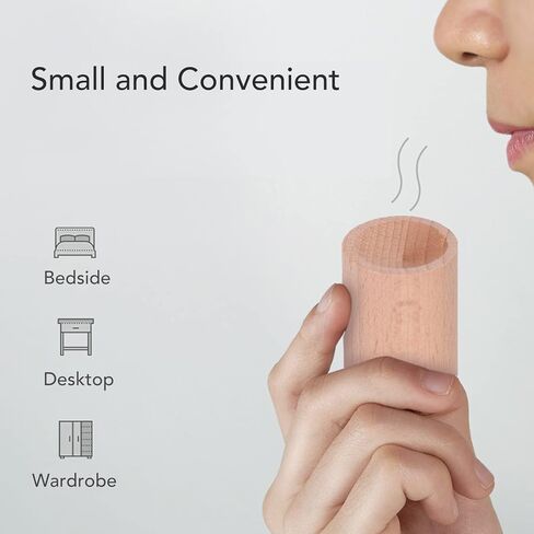 15 قطعة من موزع الزيوت العطرية الخشبي من Pssopp، شكل أسطواني خشبي منتشر رائحة منعشة تساعد على النوم للاستخدام الداخلي in Kuwait