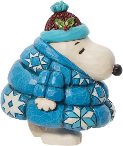 Enesco Jim Shore Peanuts Snoopy Puffer Jacket Mini Figurine in Saudi Arabia