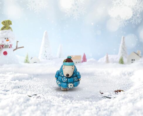 Enesco Jim Shore Peanuts Snoopy Puffer Jacket Mini Figurine in Saudi Arabia