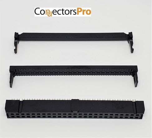 ملحقات الكمبيوتر - موصلات Pro 25 حزمة أنثى 2X25 50P صف مزدوج 2.54 مم 0.1 بوصة مقبس IDC لكابل الشريط المسطح القياسي، موصلات 50 دبابيس in Saudi Arabia