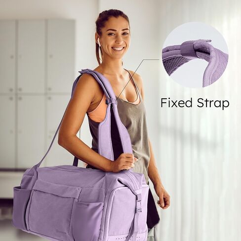 Gym Bag with Shoes Compartment and Wet Pocket Convertible Duffle Bag and Gym Backpack Waterproof Sports Bag with 2 Bottle Holders Multipurpose Weekender Overnight Backpack for Men - Black in Kuwait