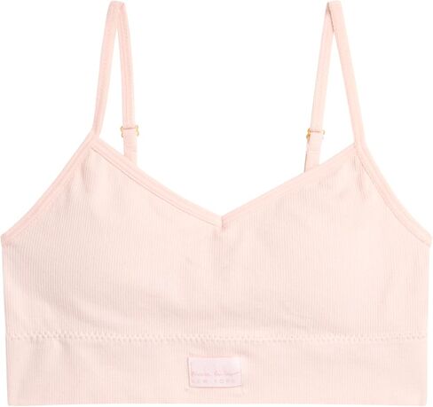 Nicole Miller Girls' Training Bra - 2 Pack/4 Pack Seamless Padded Long Line Cami Bralette - Breathable Bra for Girls (S-XL) in Saudi Arabia