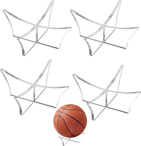 4 حاملات كروية، حامل كرة السلة وحامل كرة القدم، حامل عرض أكريليك لكرة القدم وكرة السلة وكرة القدم والكرة الطائرة والرجبي in Kuwait