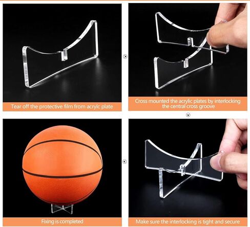 4 حاملات كروية، حامل كرة السلة وحامل كرة القدم، حامل عرض أكريليك لكرة القدم وكرة السلة وكرة القدم والكرة الطائرة والرجبي in Kuwait