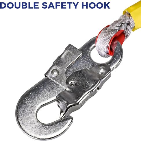 23ft الذاتي التراجع شريان الحياة 330 رطل سقوط صواعق حماية السقوط المزدوج يدور سبائك الصلب هوك لهب أسلاك الفولاذ حبل in Kuwait