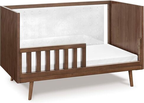 Babyletto Ubabub Nifty Clear 3-in-1 Crib in Natural Birch, Greenguard Gold Certified in Saudi Arabia