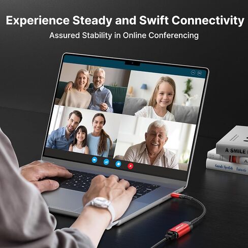 محول JSAUX USB C إلى Ethernet 2.5 جيجا، محول إيثرنت للكمبيوتر المحمول، النوع C (Thunderbolt 4/3) إلى محول شبكة LAN RJ45، محول شبكة 2.5 جيجابت متوافق مع MacBook Air/Pro، Dell XPS، NAS in Saudi Arabia