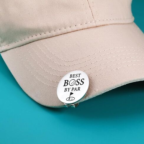 Boss Day Gifts for Men Funny Golf Ball Marker for Men Hat Clip Boss Gifts for Men Women Employee Appreciation Gifts for Leader Boss Christmas Retirement Leaving Thank You Gifts Magnetic Hat Clip in Kuwait