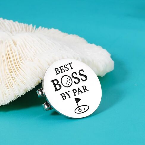 Boss Day Gifts for Men Funny Golf Ball Marker for Men Hat Clip Boss Gifts for Men Women Employee Appreciation Gifts for Leader Boss Christmas Retirement Leaving Thank You Gifts Magnetic Hat Clip in Kuwait