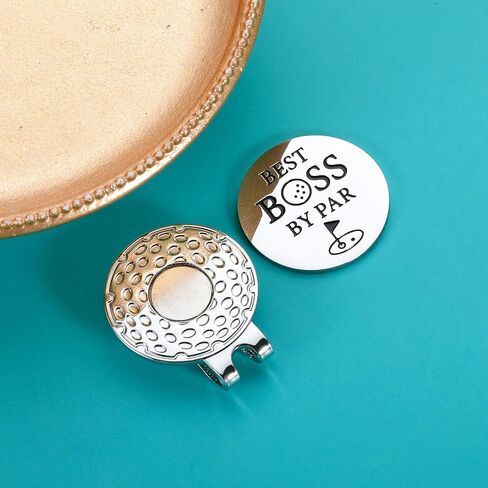 Boss Day Gifts for Men Funny Golf Ball Marker for Men Hat Clip Boss Gifts for Men Women Employee Appreciation Gifts for Leader Boss Christmas Retirement Leaving Thank You Gifts Magnetic Hat Clip in Kuwait