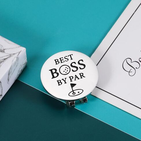 Boss Day Gifts for Men Funny Golf Ball Marker for Men Hat Clip Boss Gifts for Men Women Employee Appreciation Gifts for Leader Boss Christmas Retirement Leaving Thank You Gifts Magnetic Hat Clip in Kuwait