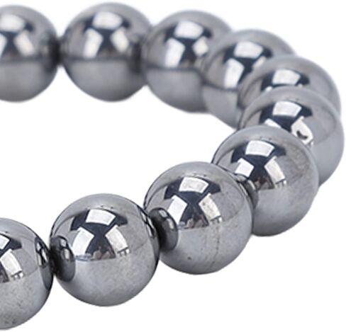 terahertz Stone,terahertz Bracelets,Jewelry Men Women Terahertz Bracelet Fashionable Fatigue Relief Bracelet 9mm in Saudi Arabia