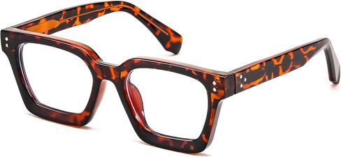 FEISEDY Blue Light Blocking Glasses Women Men Chunky Square Computer Glasses B0101 in Saudi Arabia