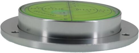 Metal Horizontal Bubble Cow Eye Level Universal Horizontal Bubble Flange Water Bubble Level Horizontal Bubble Small Household (80 * 13.5mm) in Saudi Arabia