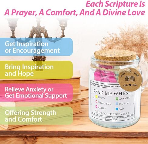 آيات الكتاب المقدس في جرة، اقرأني عندما جرة آيات الكتاب المقدس للعواطف والمشاعر، جرة آية الكتاب المقدس، الهدايا المسيحية للمرأة، هدية عيد الأم هدية عيد الفصح in Kuwait