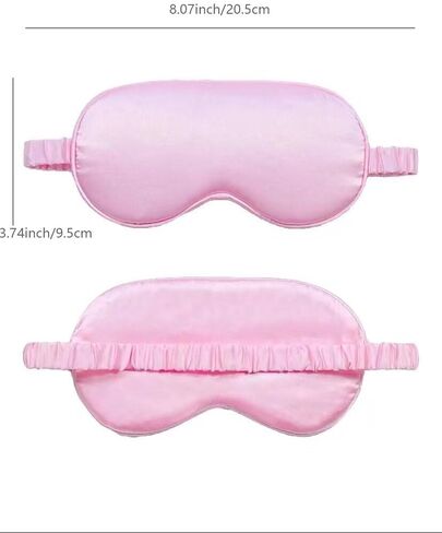 10 Pack Sleep Mask,Silk Eye Mask,for Night Sleeping,Office, Travel,Party Games,Suitablefor Men/Women (Pink) in Saudi Arabia