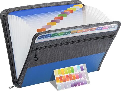 Mr. Pen- Accordion File Organizer, 13 Pockets, Pink, Document Organizer, Expanding File Folder Organizer, Accordion Folders for Documents, Accordian Folder, Accordian File Organizer in Saudi Arabia
