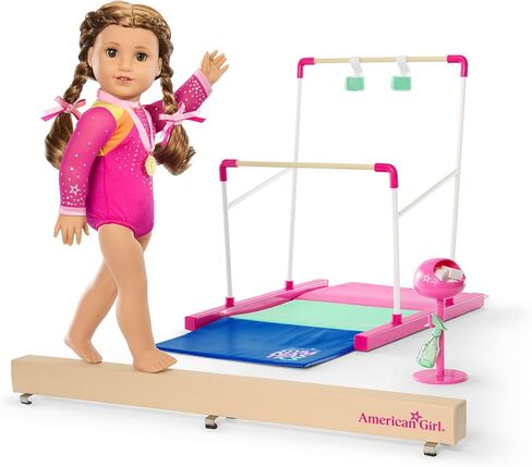 معدات الجمباز من American Girl Lila للدمى مقاس 18 بوصة (فتاة العام 2024) in Saudi Arabia