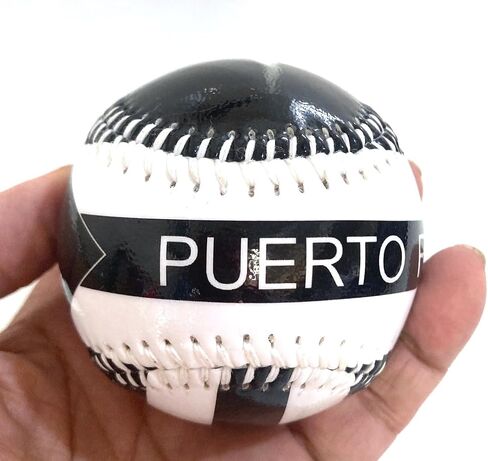Puerto Rico flag Baseball ball Boricua Puerto Rican sports baseballs Team Sports PR Play Ball with Pride or Collect Your Boricua Heritage in Saudi Arabia