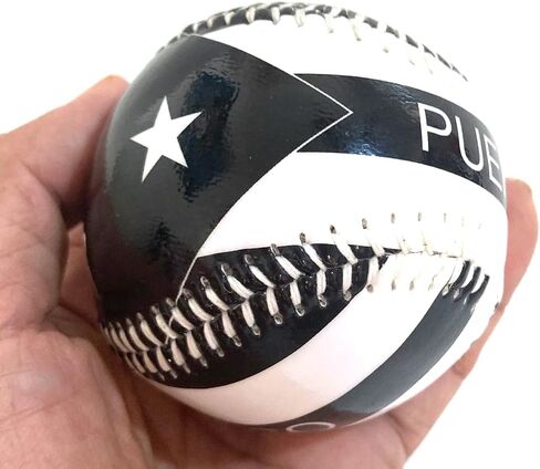 Puerto Rico flag Baseball ball Boricua Puerto Rican sports baseballs Team Sports PR Play Ball with Pride or Collect Your Boricua Heritage in Saudi Arabia