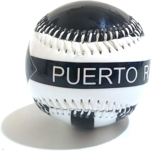 Puerto Rico flag Baseball ball Boricua Puerto Rican sports baseballs Team Sports PR Play Ball with Pride or Collect Your Boricua Heritage in Saudi Arabia