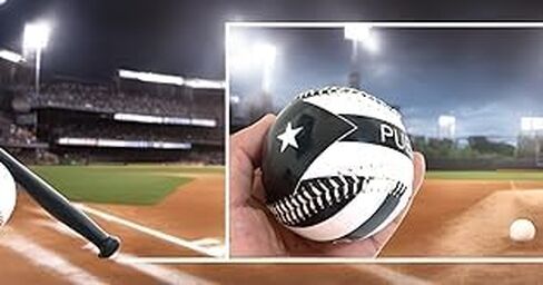 Puerto Rico flag Baseball ball Boricua Puerto Rican sports baseballs Team Sports PR Play Ball with Pride or Collect Your Boricua Heritage in Saudi Arabia
