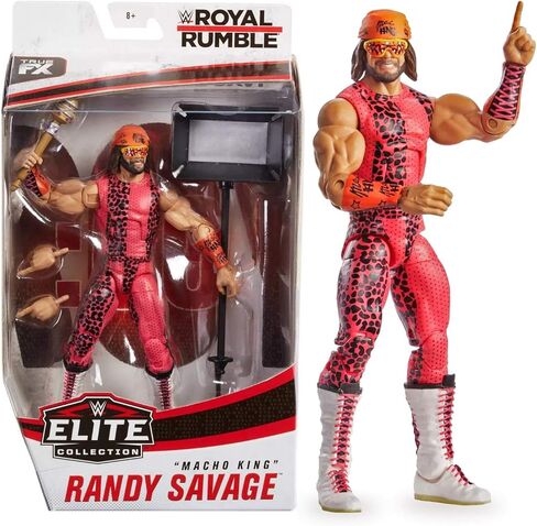 WWE Elite Collection Randy “Macho Man King" Savage Royal Rumble Exclusive Action Figure in Saudi Arabia