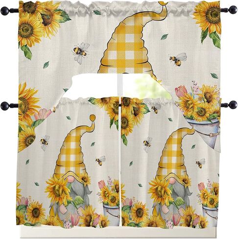 Horror Halloween Swag Kitchen Curtain Sets with Valance,3 Pieces Rod Pocket Curtain Drapes for Bedroom Bathroom Cafe Windows,Skull Pumpkin Bat Berry Purple Orange 56''x36''&24''x27.5''x2Panels in Saudi Arabia